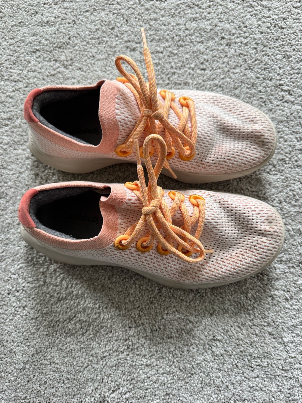 Allbirds Tree Dasher Athletic Shoes Pink & Orange US 9 W